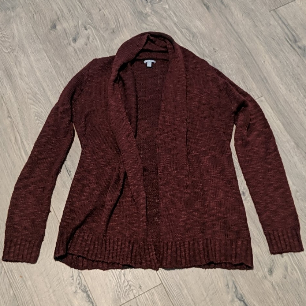 Berry open cardigan - Picture 1 of 3